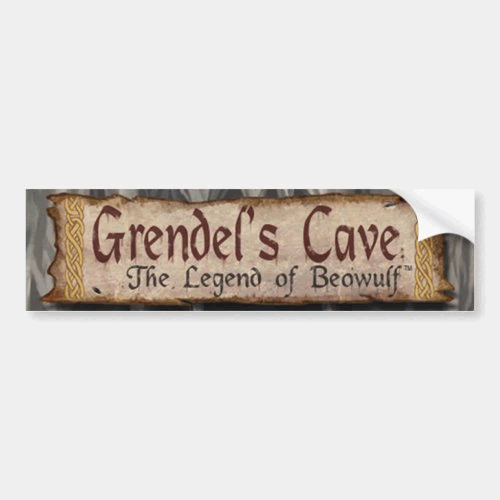 Grendel's Cave Bumper Sticker